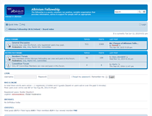 Tablet Screenshot of forum.albinism.org.uk