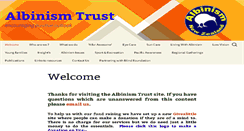 Desktop Screenshot of albinism.org.nz